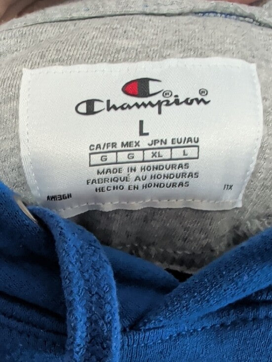 NWOT Champion Royal Blue Pullover Hoodie Men's Large