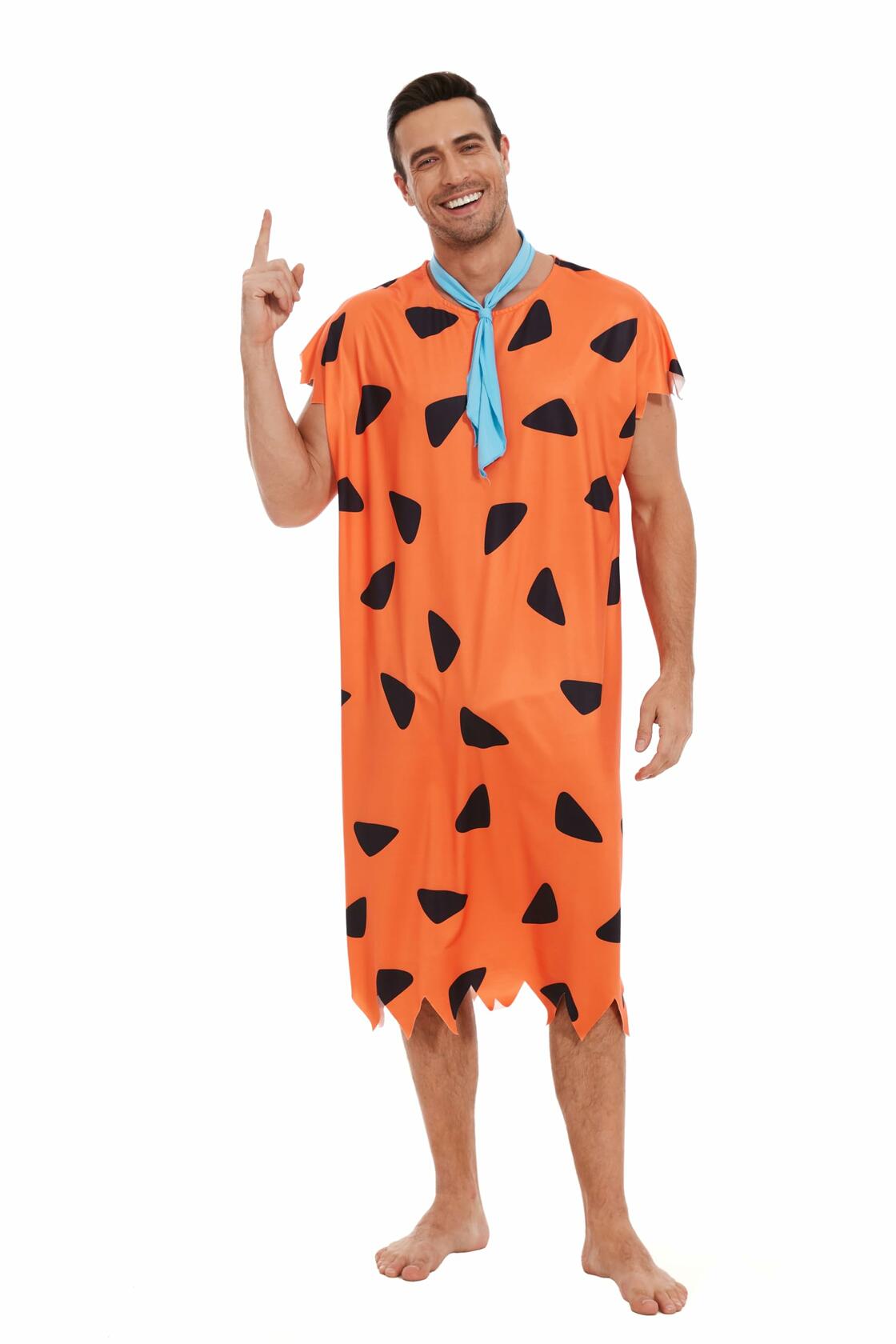 Waist Wow Halloween Vuxen Par Kostym Orange Storlek M