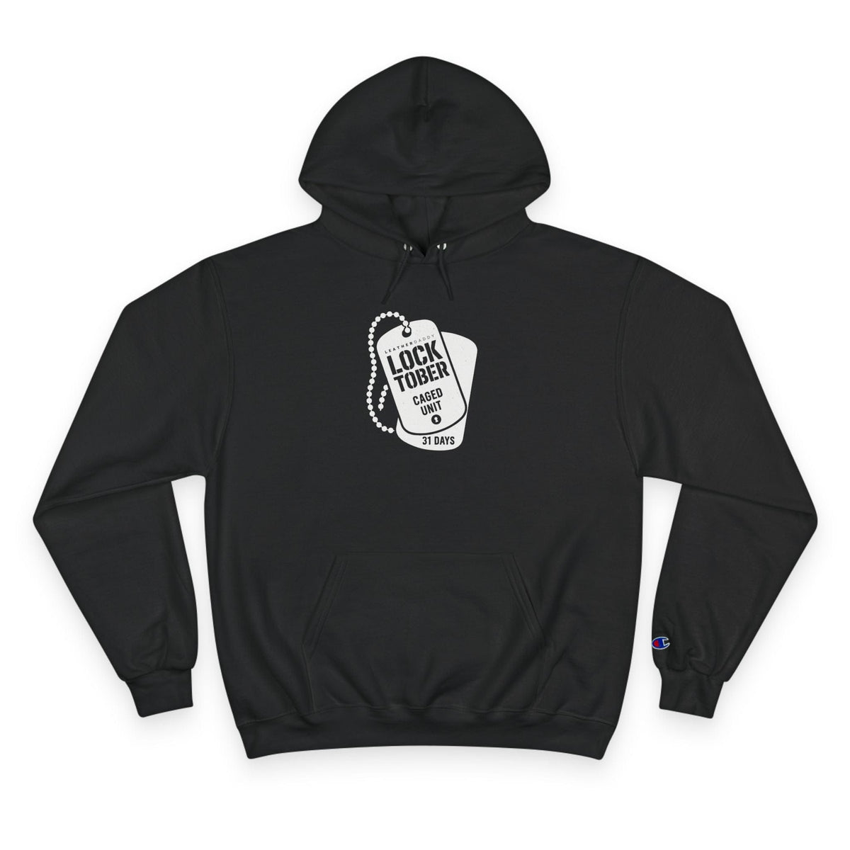 Locktober Military Champion™ Hoodie – LockedBoy Caged Unit Edition