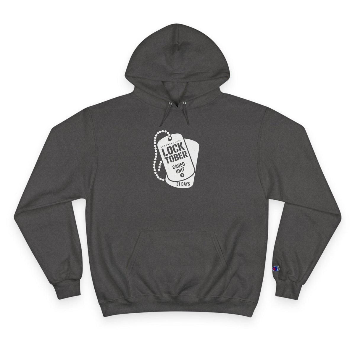 Locktober Military Champion™ Hoodie – LockedBoy Caged Unit Edition