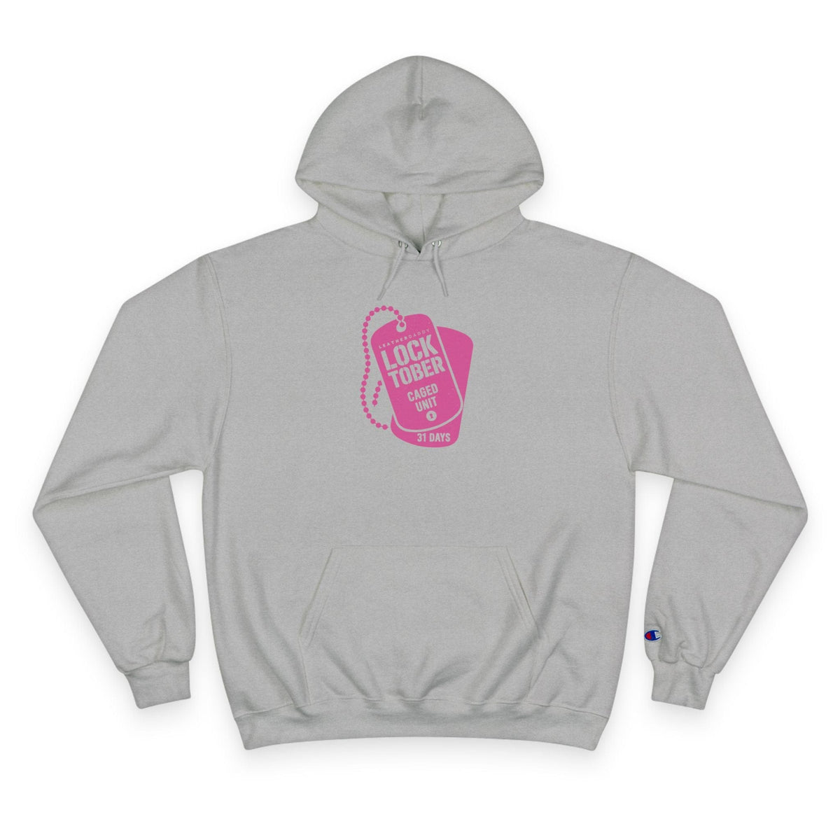 Locktober Military Champion™ Hoodie – LockedBoy Caged Unit Edition