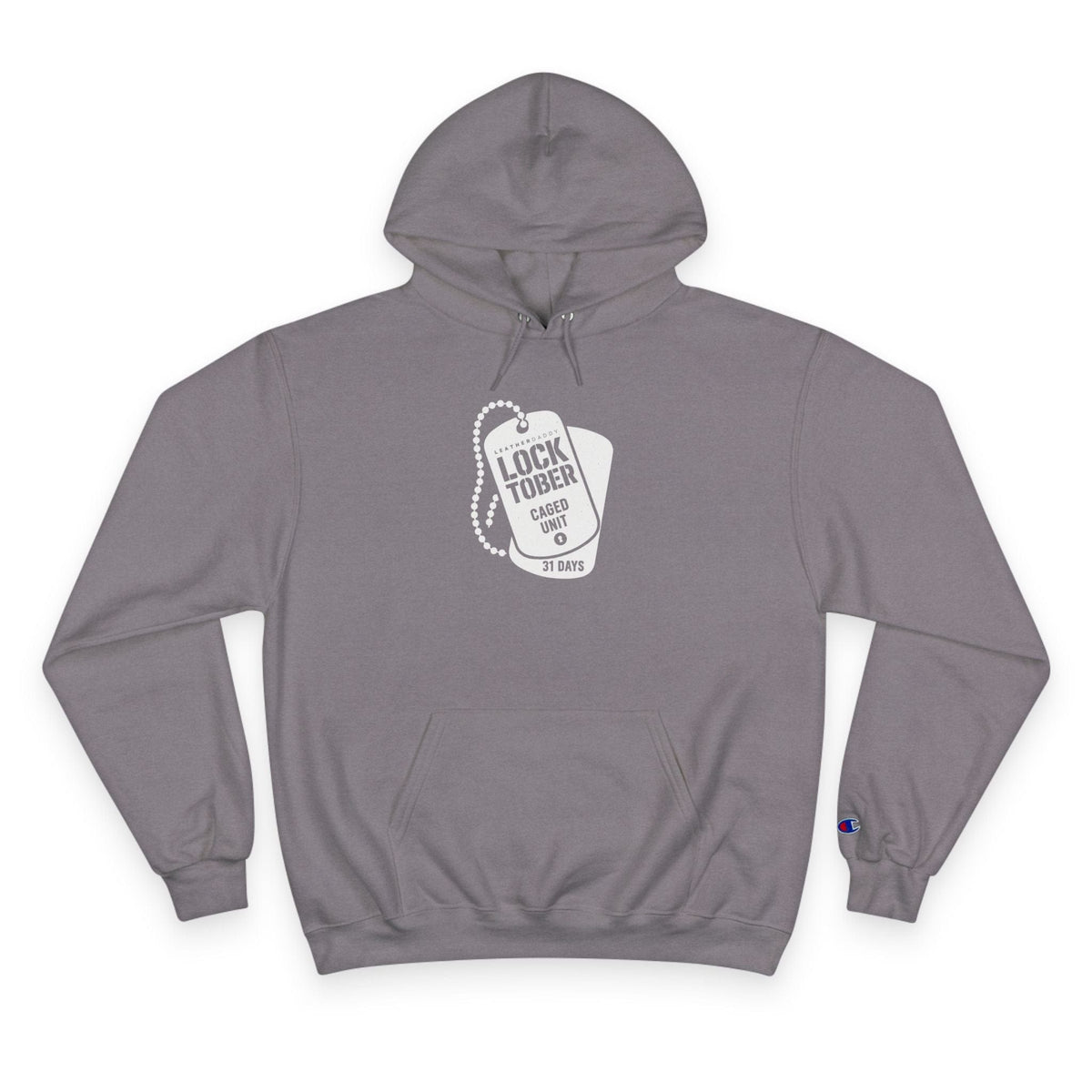 Locktober Military Champion™ Hoodie – LockedBoy Caged Unit Edition