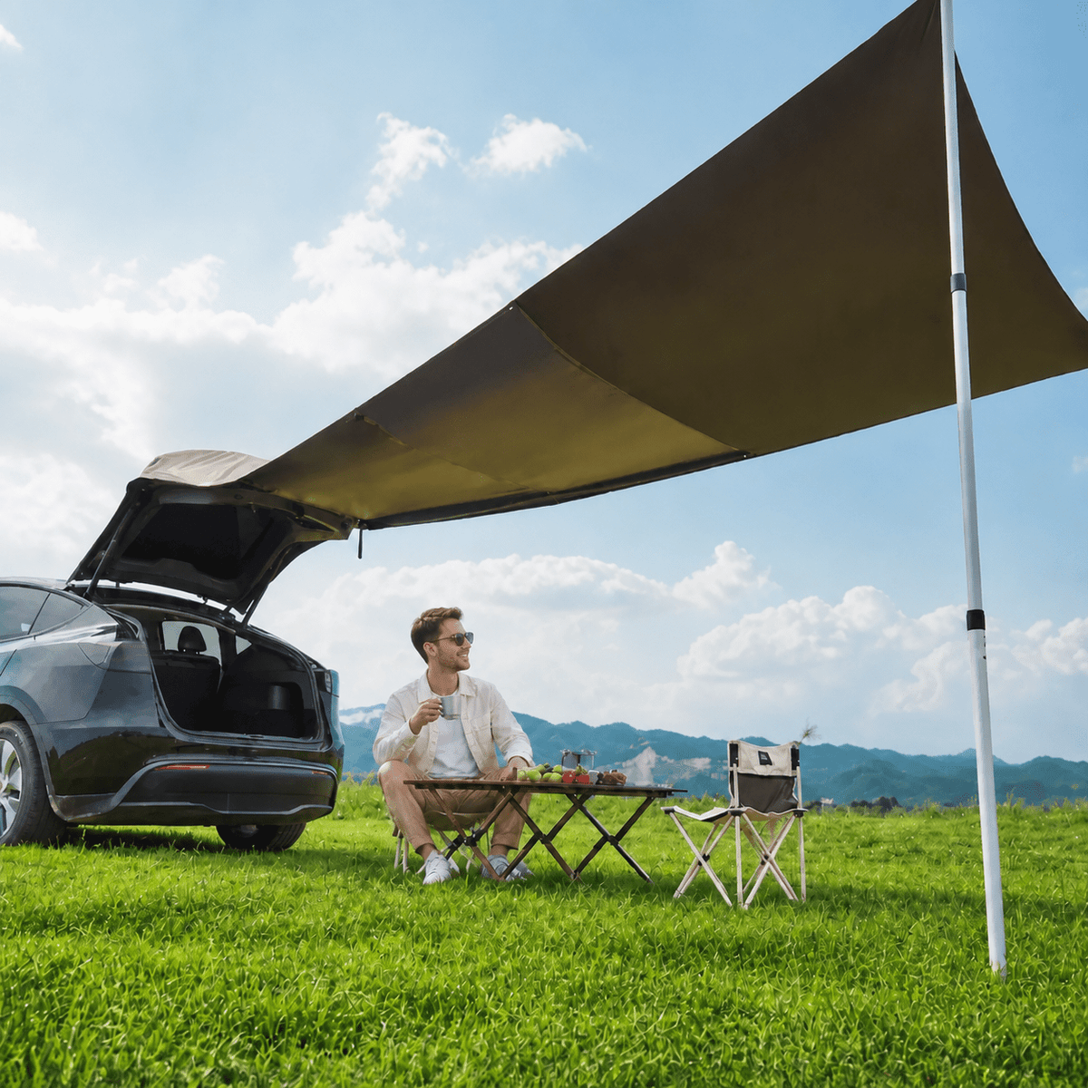 TESERY Baklucka-campingtält för Tesla Model Y / Model Y Juniper