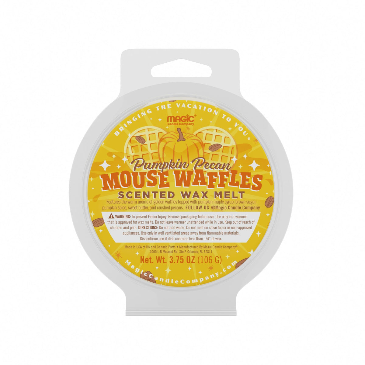 Pumpkin Pecan Mouse Waffles